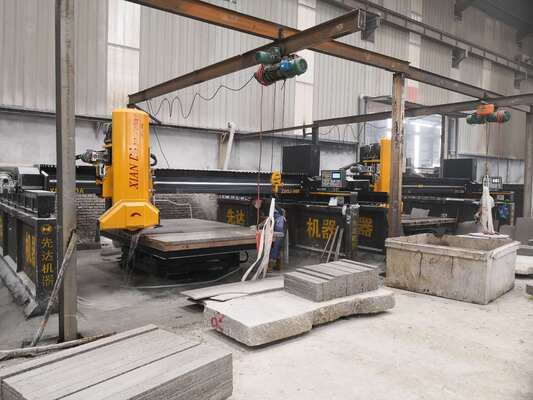 Scie à pont infrarouge laser pour pierre PLC, machine de découpe, adaptée au traitement de grandes dalles de marbre et de granit