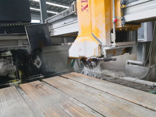 Scie à pont infrarouge laser pour pierre PLC, machine de découpe, adaptée au traitement de grandes dalles de marbre et de granit