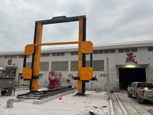 Machine de sciage à fil diamanté CNC avec taille de traitement maximale de 3500*3000*1800mm et moteur principal de 11kw pour la découpe de pierre