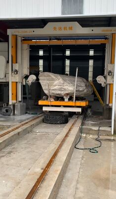 Machine de sciage à fil diamanté CNC avec taille de traitement maximale de 3500*3000*1800mm et moteur principal de 11kw pour la découpe de pierre