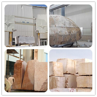 Machine à scie à fil de diamant à commande PLC avec entraînement à vis synchrone pour la division de blocs de marbre et de granit de 3000 × 3000 × 1500 mm