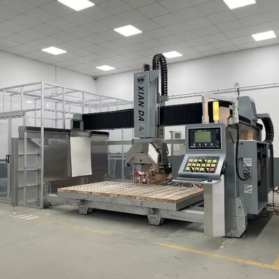 Découpeuse de pierre à pont 5 axes avec système italien DDX, lame de scie de 900 mm et précision de coupe de ±0,1 mm