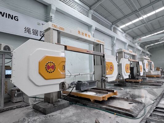 Machine à scier en fil de diamant CNC à 4 axes pour la coupe de granit et de marbre