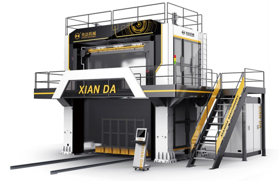 300kw Total Power Multi Wire Diamond Saw Machine avec contrôle PLC Siemens et roues de guidage en alliage d'aluminium pour l'aviation