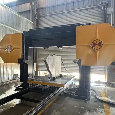 Machine de scie à fil diamanté à cadre intégré, fil variable pour usine de blocs de pierre