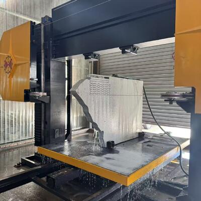 Machine de scie à fil diamanté à cadre intégré, fil variable pour usine de blocs de pierre