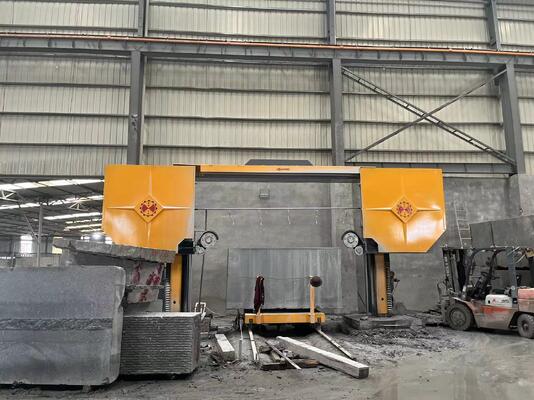 Machine à coudre à fil de diamant à commande PLC pour le marbre de granit avec 3500x3500x1800mm taille maximale de traitement et moteur principal de 15 kW