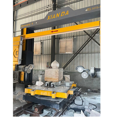 Machine de scie à fil diamanté CNC 5 axes de haute précision pour le profilage de pierre complexe et la sculpture 3D