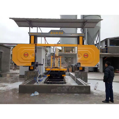 Machine automatique de scie à fil diamanté CNC à 5 axes, pour la coupe et le façonnage de blocs de marbre et de granit