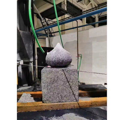 Machine automatique de scie à fil diamanté CNC à 5 axes, pour la coupe et le façonnage de blocs de marbre et de granit