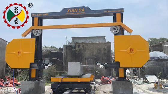 Outil de coupe de précision à fil diamanté poids brut 10500 kg conçu pour la performance dans les projets de coupe de pierre et de béton