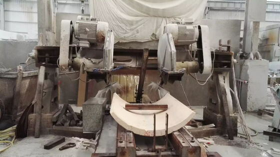 Machine de découpe de bord à quatre tranches à haut rendement pour la dalle de colonne de granit de marbre