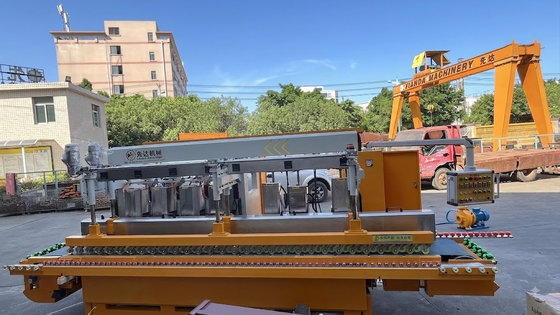 11 têtes CNC Machine de polissage horizontale de bord de pierre pour le meulage de bord de marbre de granit de quartz