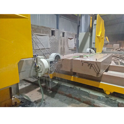 Machine de scie à fil diamanté CNC robuste pour le profilage de gros blocs de pierre et la coupe de formes spéciales
