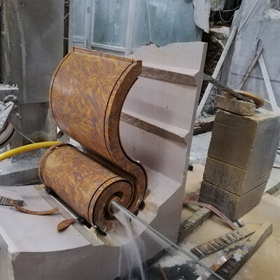 Machine de scie à fil diamanté CNC robuste pour le profilage de gros blocs de pierre et la coupe de formes spéciales