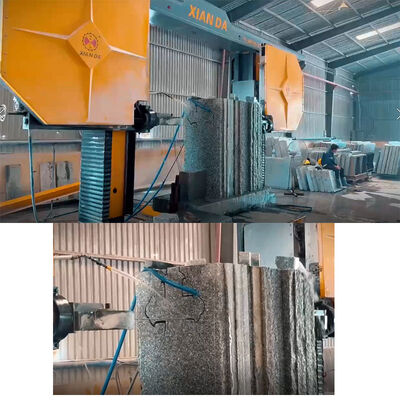 Machine à coudre à base de fil de diamant CNC pour la découpe de contours de pierres tombales et de monuments