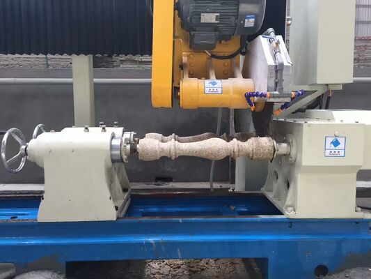 Machine de découpe de balustres en marbre et granit à deux pièces avec commande PLC/CNC