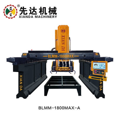 XIANDA BLMM‑1800MAX‑A/B Machine de fraisage et de découpe de pont CNC à 3 axes pour profilage de granit et de marbre de forme spéciale