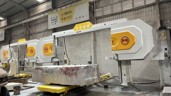 Machine à scie à fil diamant CNC à quatre axes avec 2500×3000×1500 mm de taille maximale de traitement et réducteur et servo-moteur de haute précision