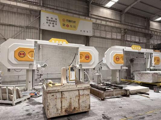 Machine à scie à fil diamant CNC à quatre axes avec taille de traitement maximale 2500*3000*1500mm et réducteur et servo-moteur de haute précision