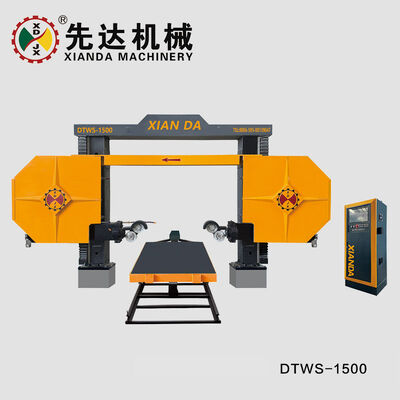 XIANDA DTWS-1500 DTWS-2000 Machine à scie à fil diamanté CNC à 4 axes, machine de découpe et de profilage de pierre tombale pour granit et marbre de formes spéciales