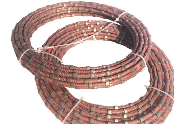 Coupure de la pierre 8.8mm Diamond Wire Cutting Rope Marble profilant 20-30m/s