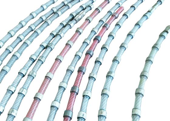 Coupure de la pierre 8.8mm Diamond Wire Cutting Rope Marble profilant 20-30m/s