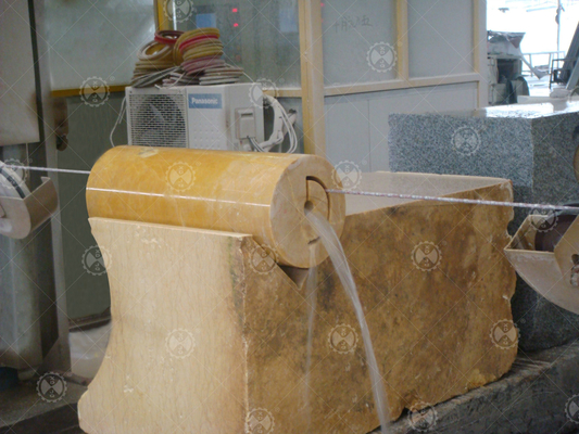 Commande numérique par ordinateur mono de pierre de découpeuse automatique de Diamond Multi Wire Saw Granite