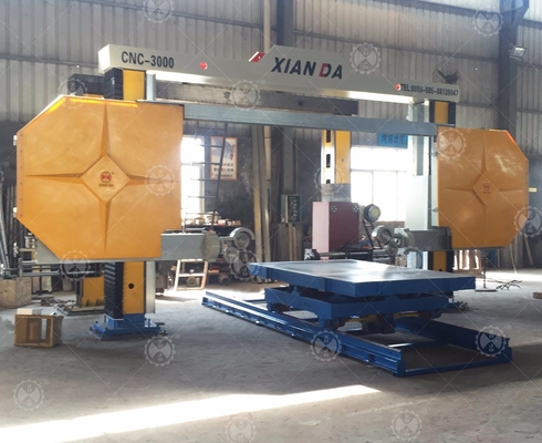Découpeuse 11kw de Diamond Wire Saw Stone Profiling