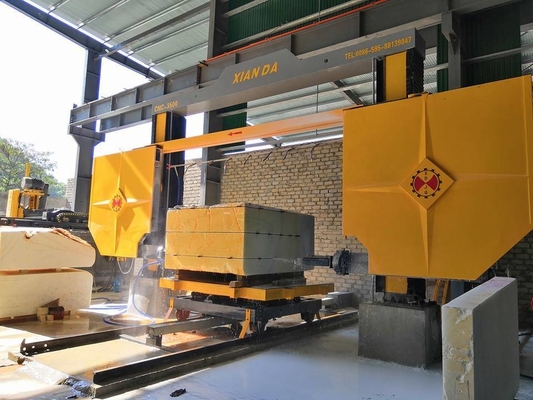 Le habillage de marbre Diamond Wire de bloc, le fil en pierre a vu la machine, Diamond Wire Saw Machine, coupe de scie de fil