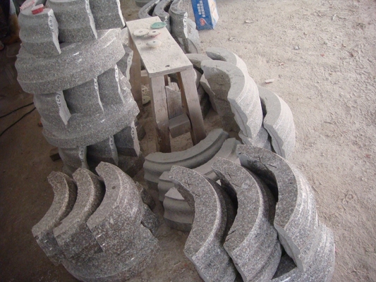 base en pierre de chapeau de colonne de découpeuse de 2500mm profilant la machine