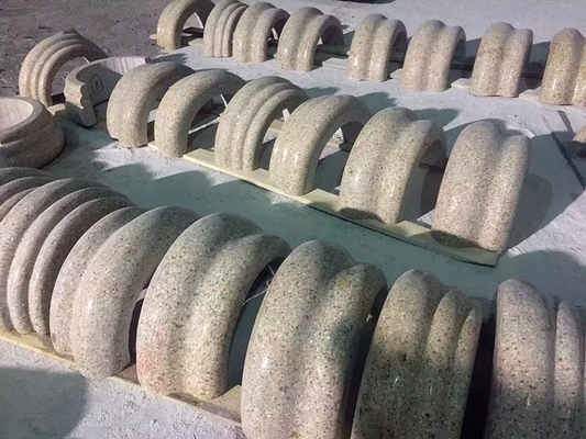 base en pierre de chapeau de colonne de découpeuse de 2500mm profilant la machine