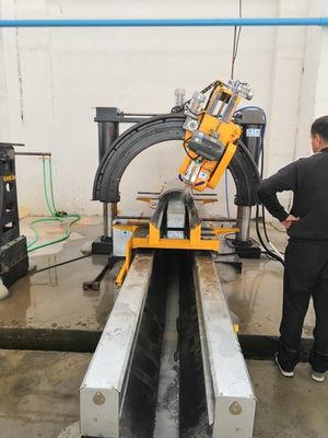 Machine de développement automatique 7.5kw de Roman Pillar Slot Stone Cutting