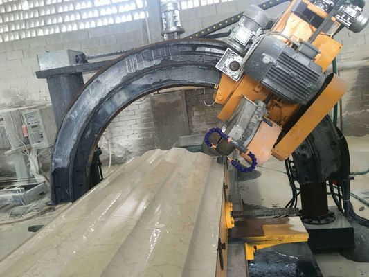 Machine de développement automatique 7.5kw de Roman Pillar Slot Stone Cutting