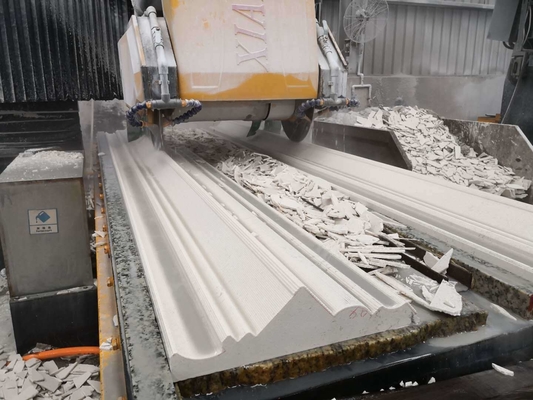 Découpeuse en pierre linéaire 15kw de profil de courbe pour le balustre carré