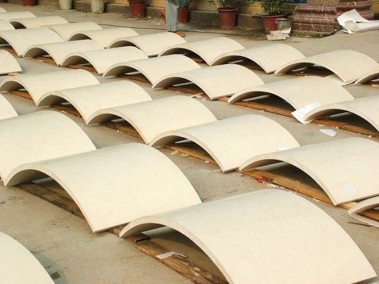 Découpeuse circulaire de bord de pierre de dalle de commande numérique par ordinateur pour traiter la colonne creuse