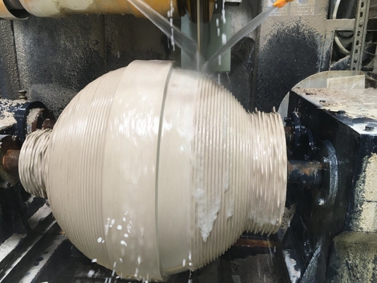 Découpeuse simple en pierre de pilier de balustre 100mm à 2500mm deux PCS