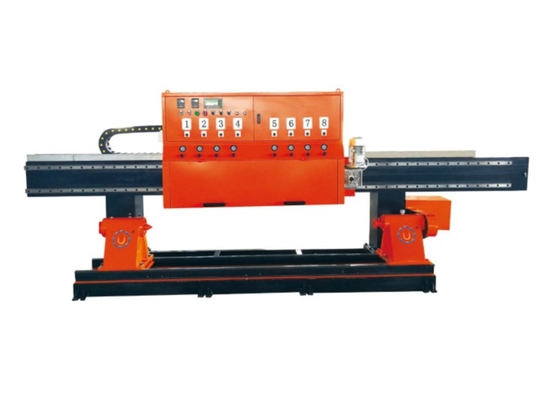 Machine de polonais solide de dalle de pierre de colonne de têtes multi de PLC pour le profilage