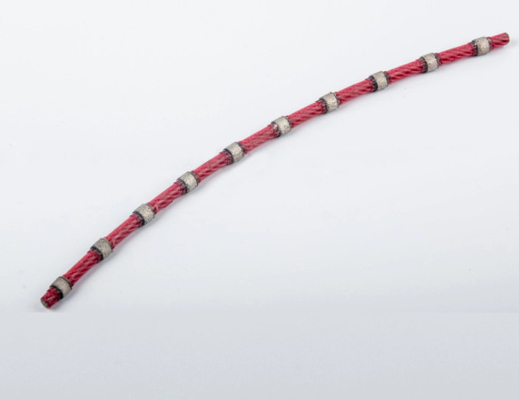 Ligne vitesse de marbre de la pierre 25-35m/S de Diamond Coated Wire Saw For de bloc