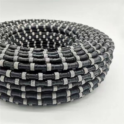 Perles agglomérées par 11.5mm de extraction en carrière de marbre de Diamond Wire Saw Stone Cutting