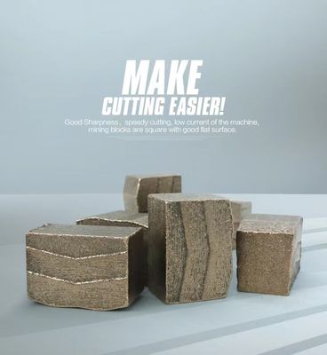 Carrière de granit coupant 2200mm 2500mm 2000mm Diamond Segments pour le granit