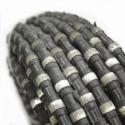 Pierre de coupure de marbre dure Diamond Wire Saw 11.5mm 20-30m/S