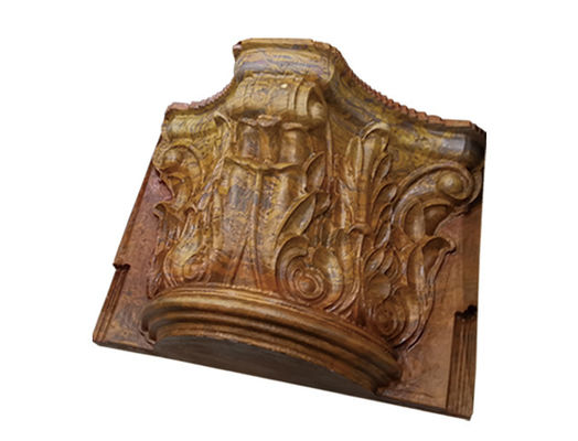 La pierre de coupe de 4 axes découpant le routeur de commande numérique par ordinateur pour le cylindre objecte des jambes de bureau