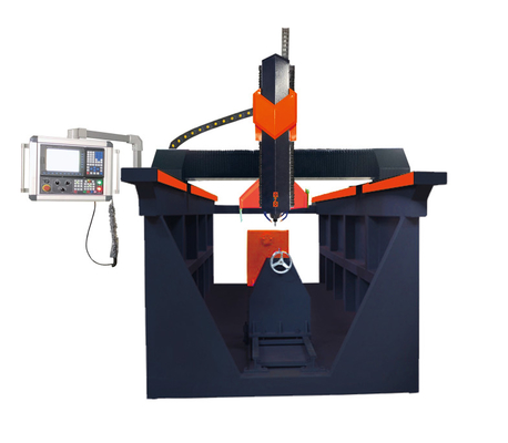 pierre de commande numérique par ordinateur de la colonne 4axis découpant la machine 7.5kw Jadestone
